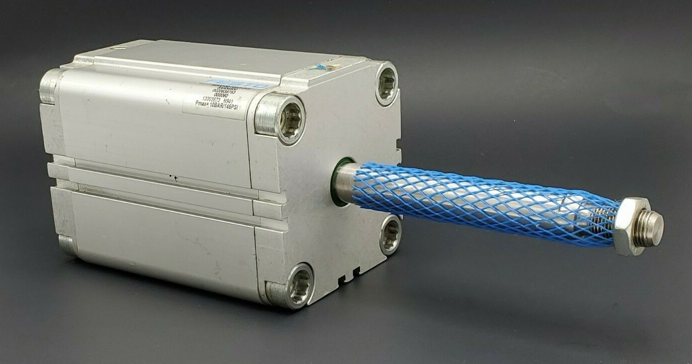 Used FESTO ADVU-80-100-A-P-A COMPACT CYLINDER 80MM BORE X 100MM STROKE ADVU80199APA