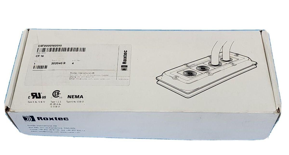 Used NIB ROXTEC CSF0000160010 CABLE FRAME CF16