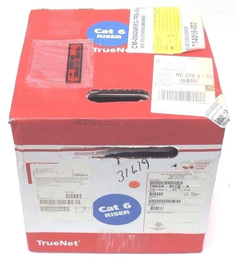 NIB ADC DIGITAL COMMUNICATIONS TN6SR-BLRB-A CMR 4/24 6T CABLE 1000FT. TN6SRBLRBA