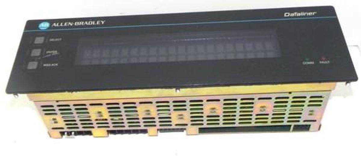 Used ALLEN BRADLEY 2706-E23J16B1 OPERATOR INTERFACE 2LINE DATALINER SER. D REV. D