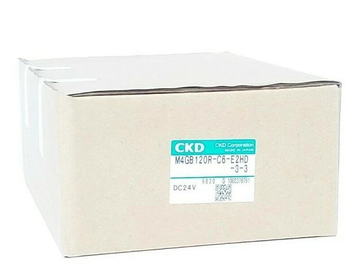 Used NIB CKD M4GB120R-C6-E2HD-3-3 VALVE MANIFOLD ASSEMBLY DC24V, M4GB120RC6E2HD33
