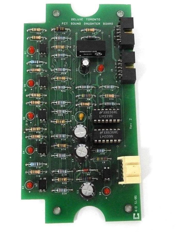 Used DELUXE TORONTO 4-0 51/06 FCT SOUND DAUGHTER BOARD REV. 2