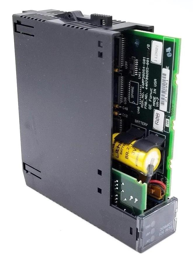 Used GE FANUC IC693PCM301K PROGRAMMABLE COPROCESSOR MODULE 192K