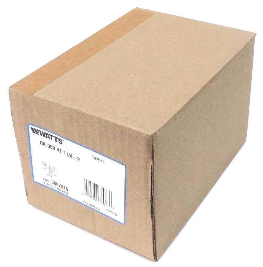 Used NIB WATTS RK-009-VT-11/4-2 BACKFLOW PREVENTER TOTAL RELIEF VALVE KIT 0887016