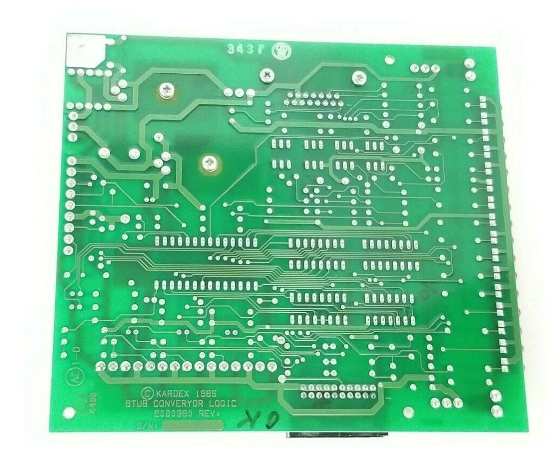 Used NEW KARDEX 2080381-001 STUB CONVERYOR LOGIC BOARD 2080381001 REV. D, 2080380