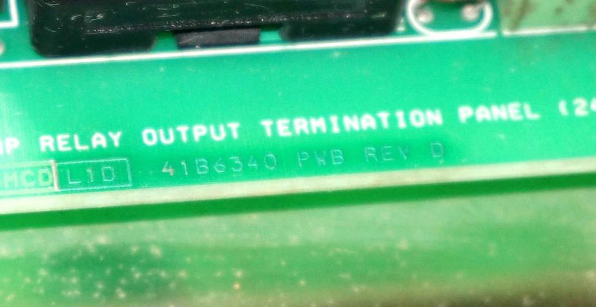 Used FISHER CONTROLS 41B7289X022-56 RELAY OUTPUT BOARD CL6774X1-A2 REV. H 41B7289X022