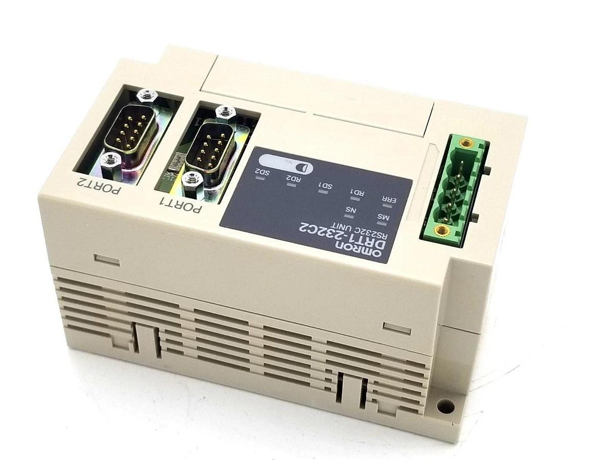 Used NIB OMRON DRT1-232C2 RS23SC UNIT 2 PORTS 24V, DRT1232C2