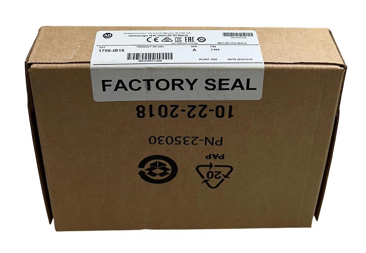 Used ALLEN BRADLEY 1756-IB16 /A ControlLogix 16 Point DC Digital Input Module NSFS