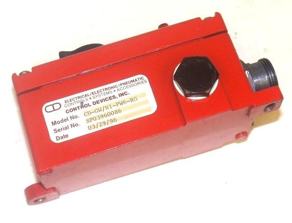 Used CRAIG & DERRICOTT GWN1 GRAB WIRE SWITCH UNIT, 50M, CD-GW/N1-PW6-RG