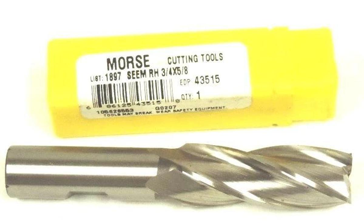 Used NEW MORSE LIST: 1897 SEEM RH 3/4X5/8 EDP: 43515, 3/4'' HS LEAD 4.734