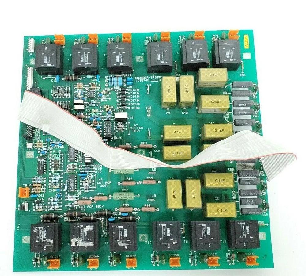Used BOSTON / FINCOR 105574201-E SNUBBER / TRIGGER BOARD REV: E AL 105574201