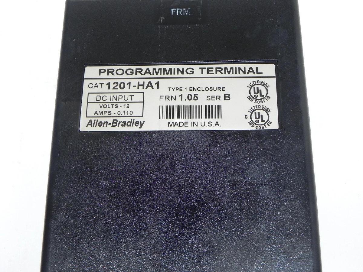Used ALLEN BRADLEY 1305-BA04A DRIVE 380-460V W/ 1201-HA1 PROGRAMMING TERMINAL