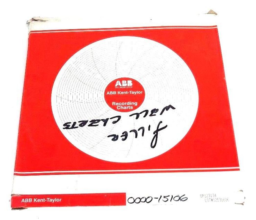 Used NEW ABB KENT TAYLOR 0P123134 RECORDING CHARTS