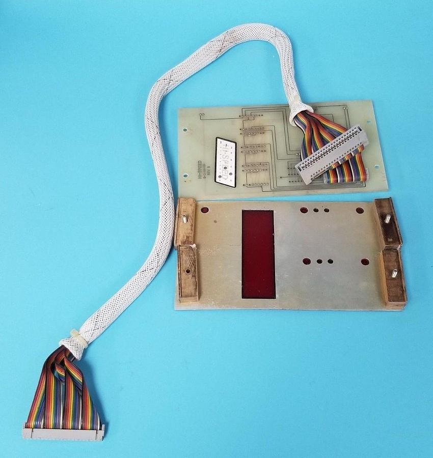 Used HI-SPEED B-2-65-101 REV. B WEIGHT FEEDBACK MODULE BOARD & DISPLAY PANEL B265101