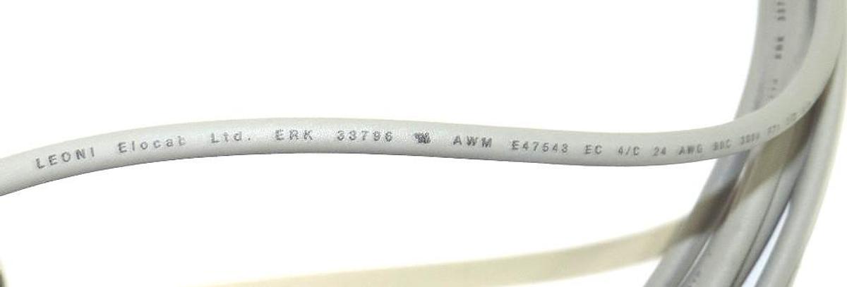 Used LEONI ELOCAB LTD. ERK 33796 CABLE WC000142 ASSY. 5.7M