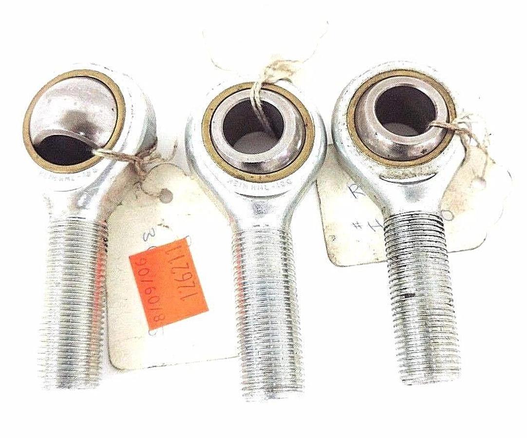 Used LOT OF 3 NEW RBC HML-10 HEIM ROD END BEARINGS