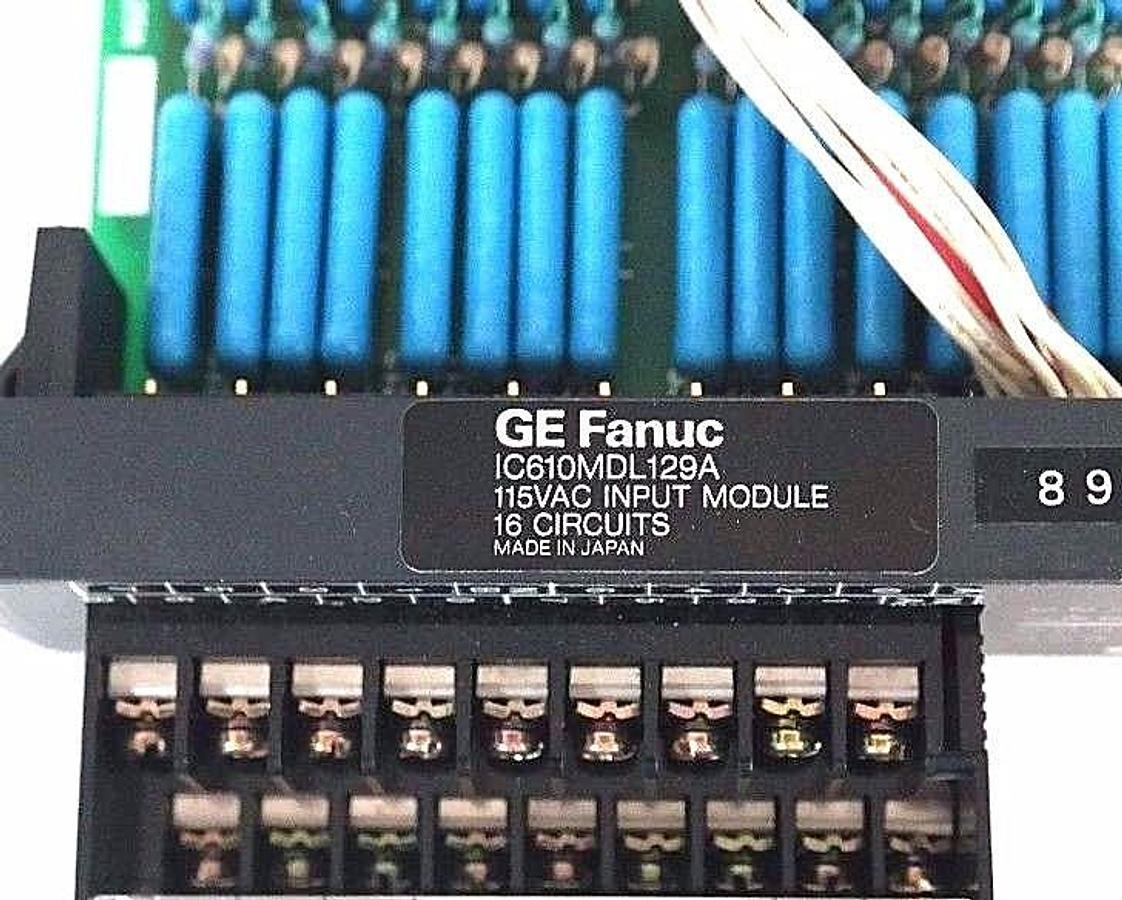 Used NIB GE FANUC IC610MDL129A INPUT MODULE 115VAC, 16POINT
