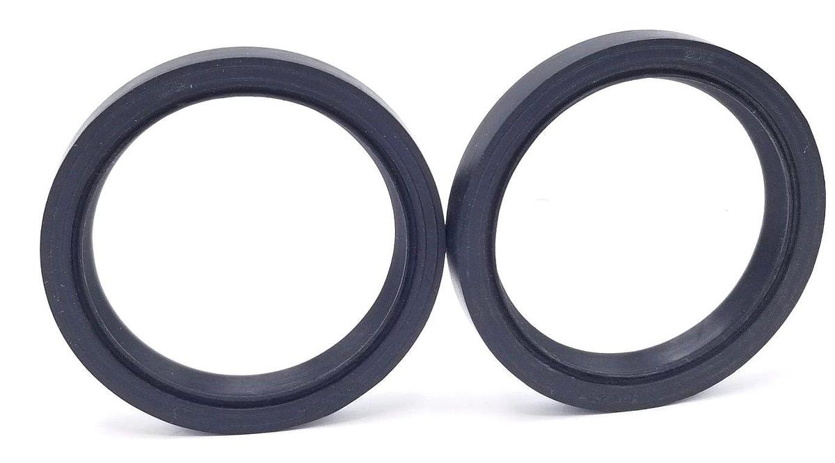Used LOT OF 2 GERA 050304160000-44 OIL SEALS 080X100X12