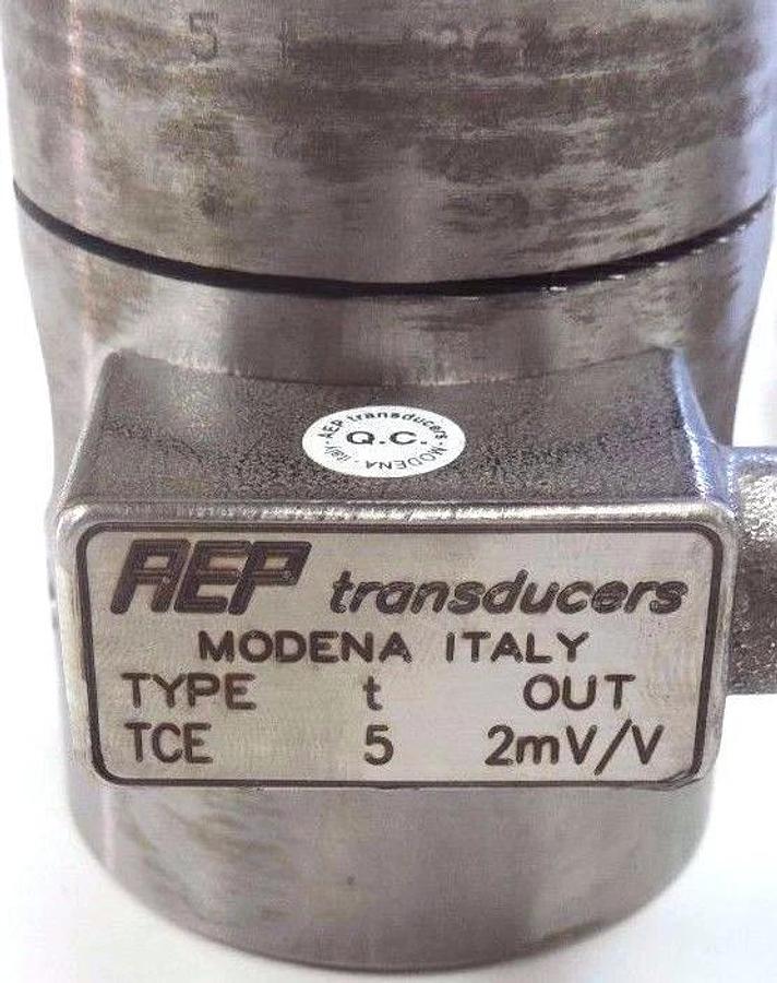 Used AEP TRANSDUCERS TCE LOAD CELL TYPE: T OUTPUT: 2mV/V, 5 t 1276
