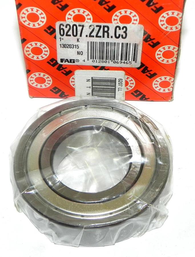 Used NIB FAG 6207.2ZR.C3 BALL BEARING 62072ZRC3