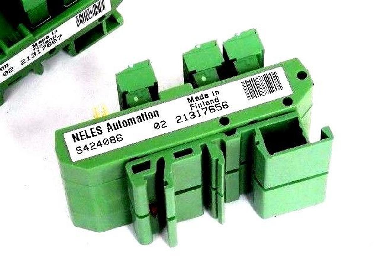 Used LOT OF 2 NEW NELES AUTOMATION S424086 RELAY MODULES