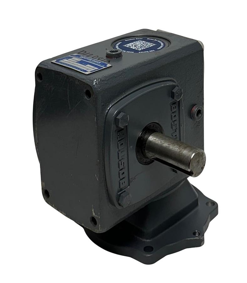 Used BOSTON GEAR F721-15-B5-G / 51960 RIGHT ANGLE WORM GEAR REDUCER 15:1 RATIO NSNP