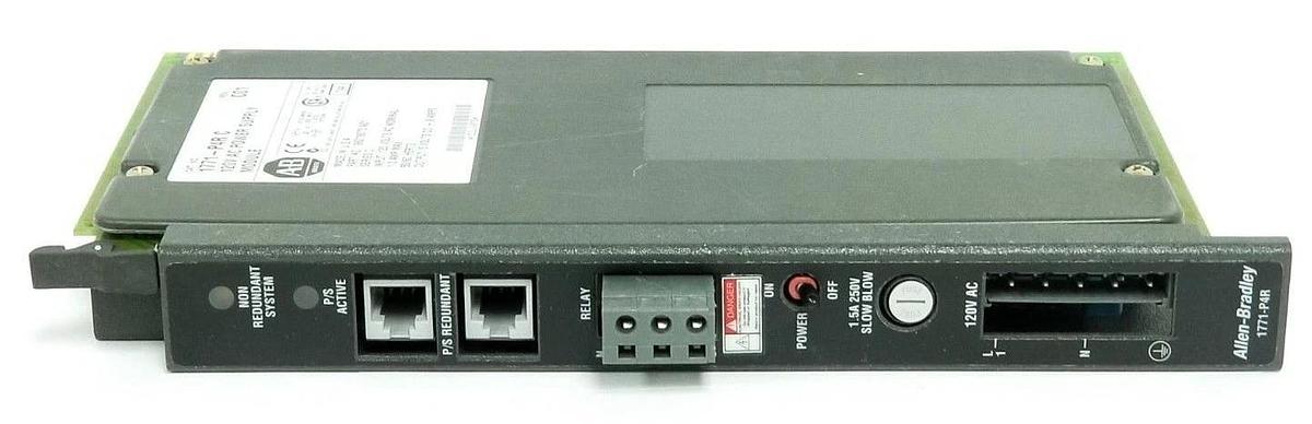 Used ALLEN BRADLEY 1771-P4R C POWER SUPPLY 120V AC MODULE, REV. C01, 96219073 A01