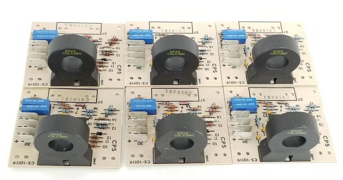 Used LOT OF 6 NIB HONEYWELL / MICROSWITCH CSLC2BG CURRENT SENSOR BOARDS CS-10119