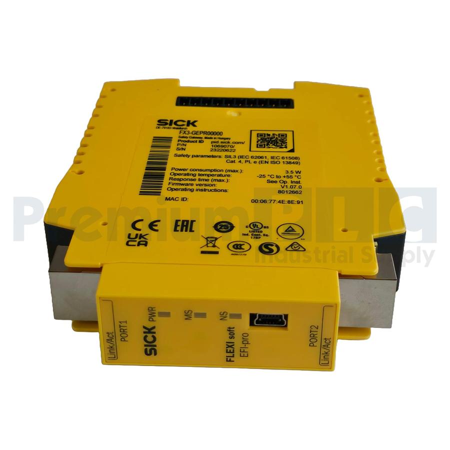 Used SICK FX3-GEPR00000 Flexi Soft SAFETY CONTROLLER GATEWAY EFI-pro ENet/IP 1069070