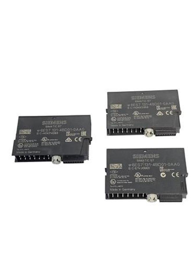 Used LOT OF 3 NEW SIEMENS 6ES7131-4BD01-0AA0 DIGITAL INPUT MODULES 6ES71314BD010AA
