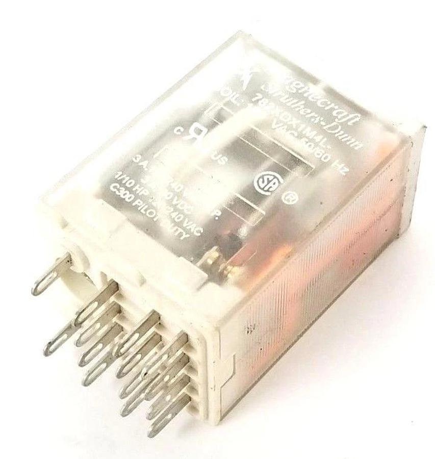 Used LOT OF 5 MAGNECRAFT 782XDX1M4L-120 RELAYS 120V 50/60HZ COIL 782XDX1M4L