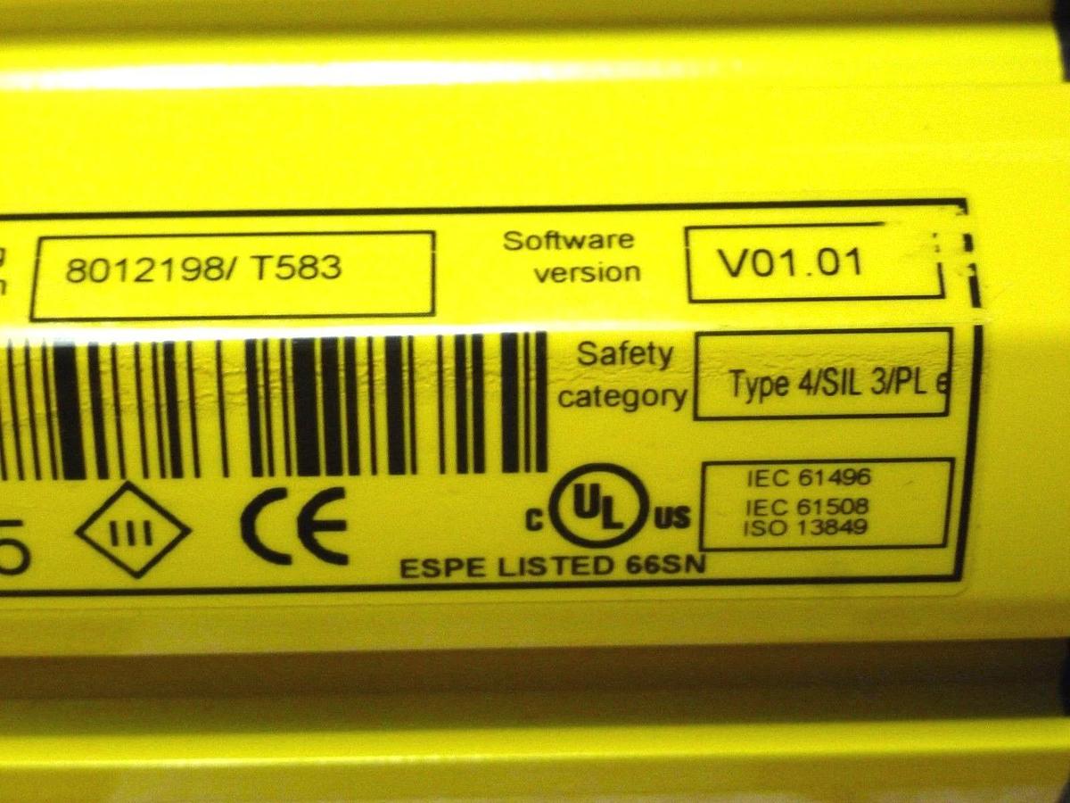 Used NIB SICK 1204118 XC40S-1203A0A00AA0 C4000 LIGHT CURTAIN 1200MM GUARDED AREA