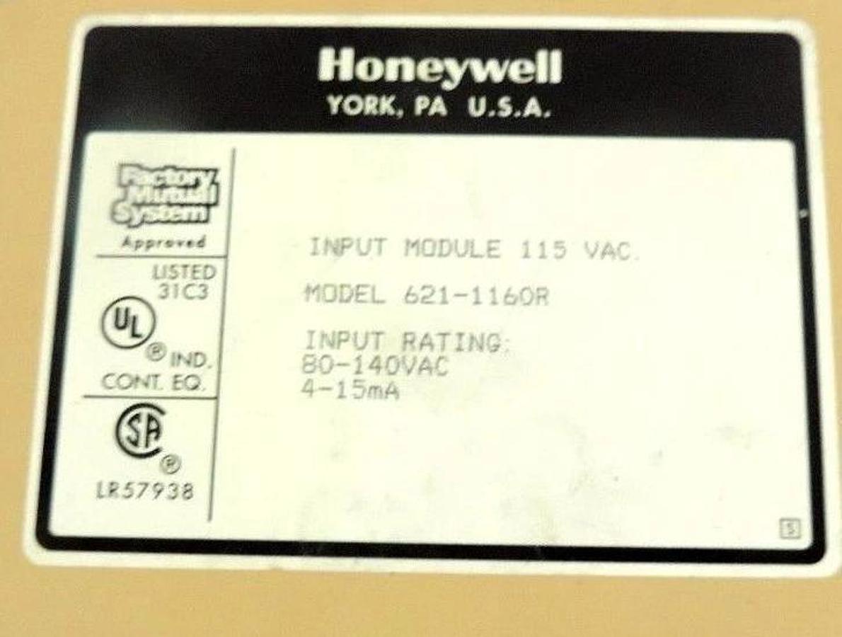 Used HONEYWELL 621-1160R INPUT BOARD 6211160R