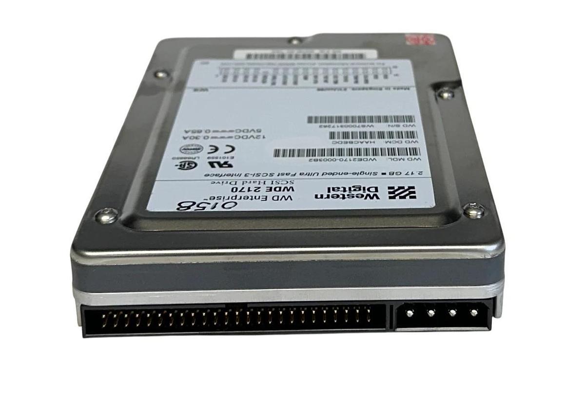 Used WESTERN DIGITAL 4061-001094-006 / WDE2170-0003B2 SCSI-3 HARD DRIVE WDE 2170 USNP