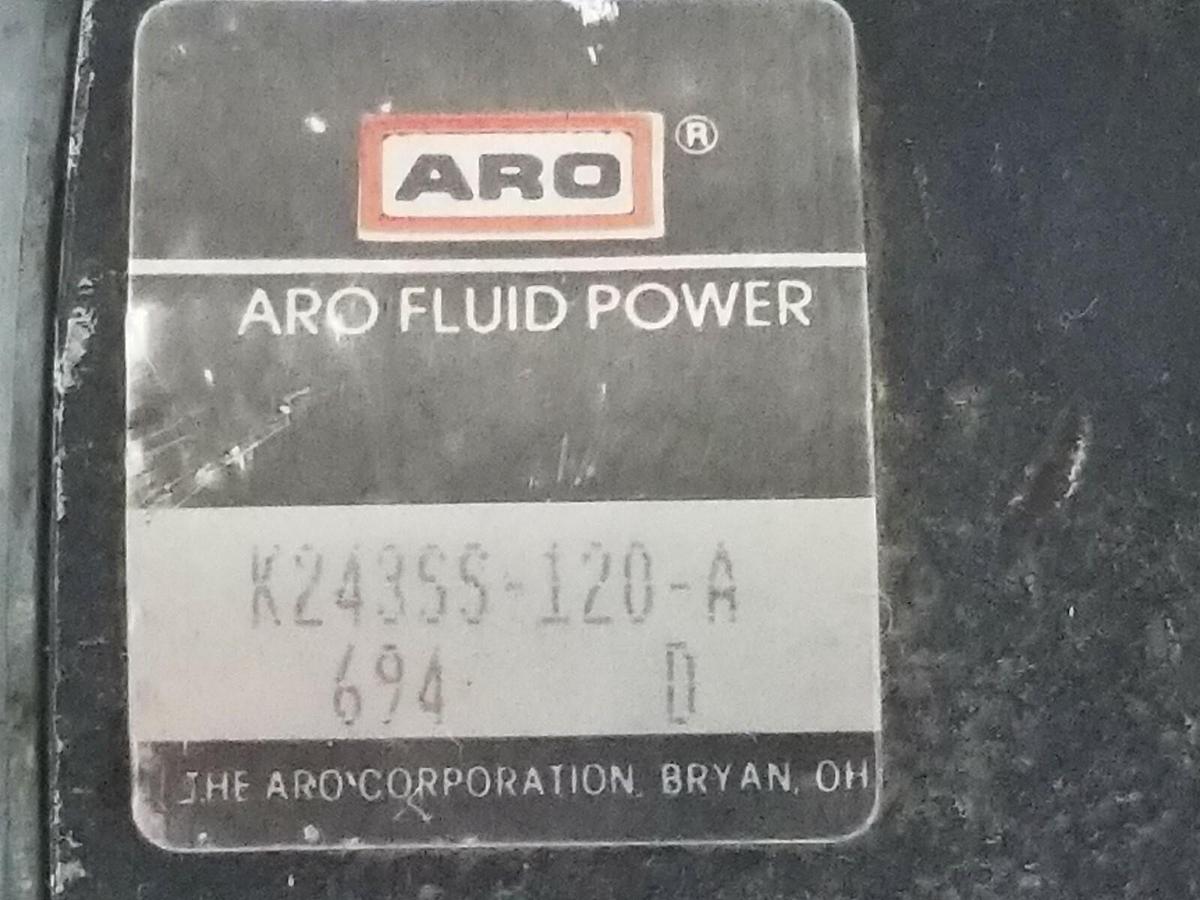 Used INGERSOLL RAND ARO K243SS-120-A VALVE K SERIES 116-218-33 120VAC 50/60HZ