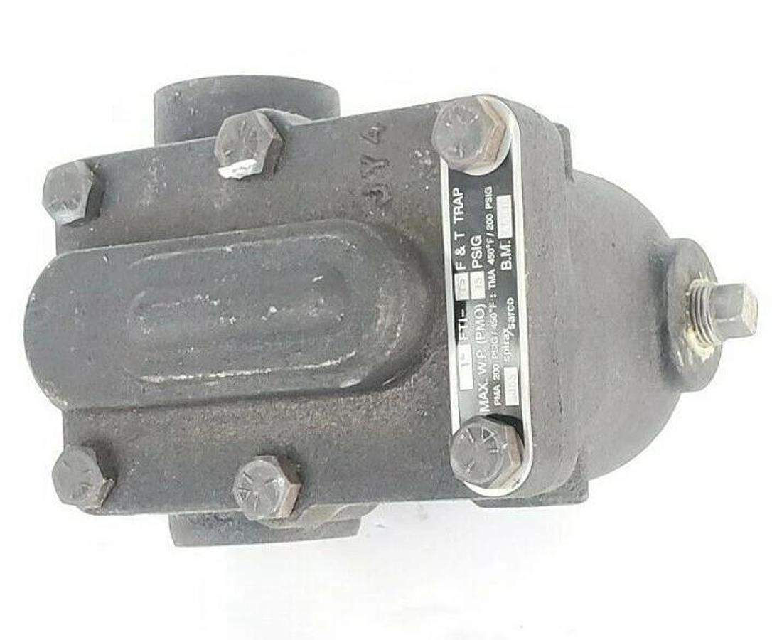 Used SPIRAX SARCO 1'' IN. FTI-75 F&T STEAM TRAP 75PSIG JY-1 FTI75