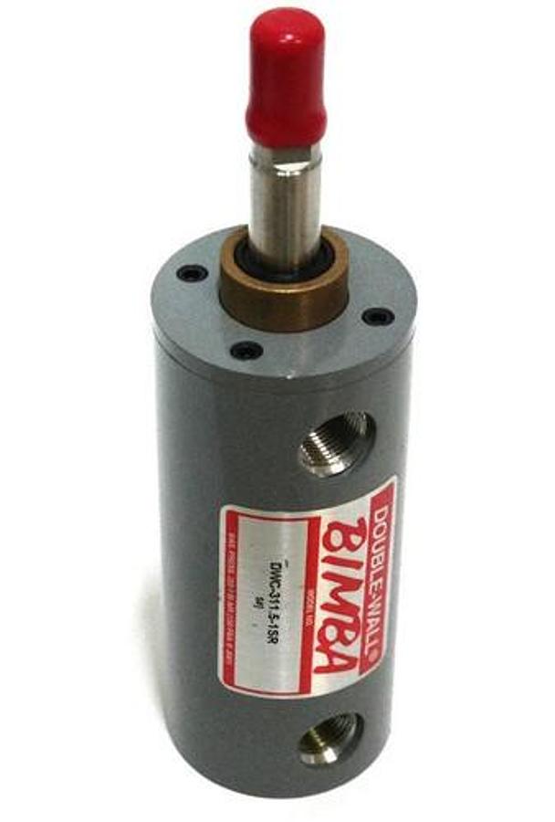 Used NEW BIMBA DOUBLE WALL CYLINDER MALE DWC-311.5-1SR, 200PSI 1" STROKE DWC31151SR