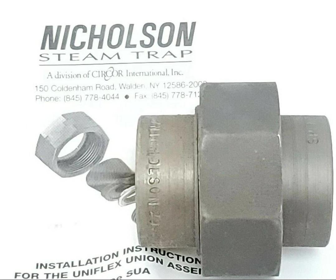 Used NIB NICHOLSON 6505010 UNIFLEX PIPE COUPLING 1'' CARBON STEEL
