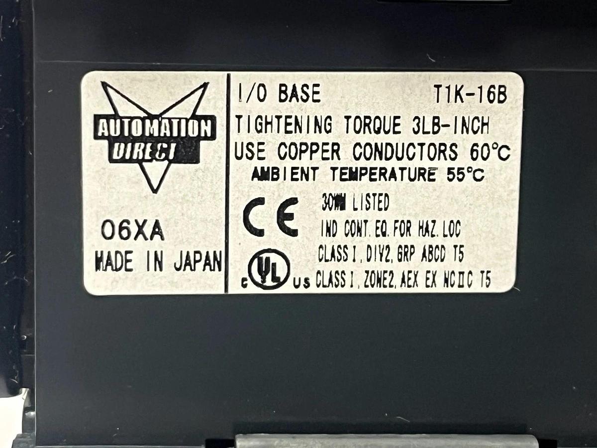 Automation Direct T1K-16B Terminator Terminal Base 48-Pin 3-Row, NSMP