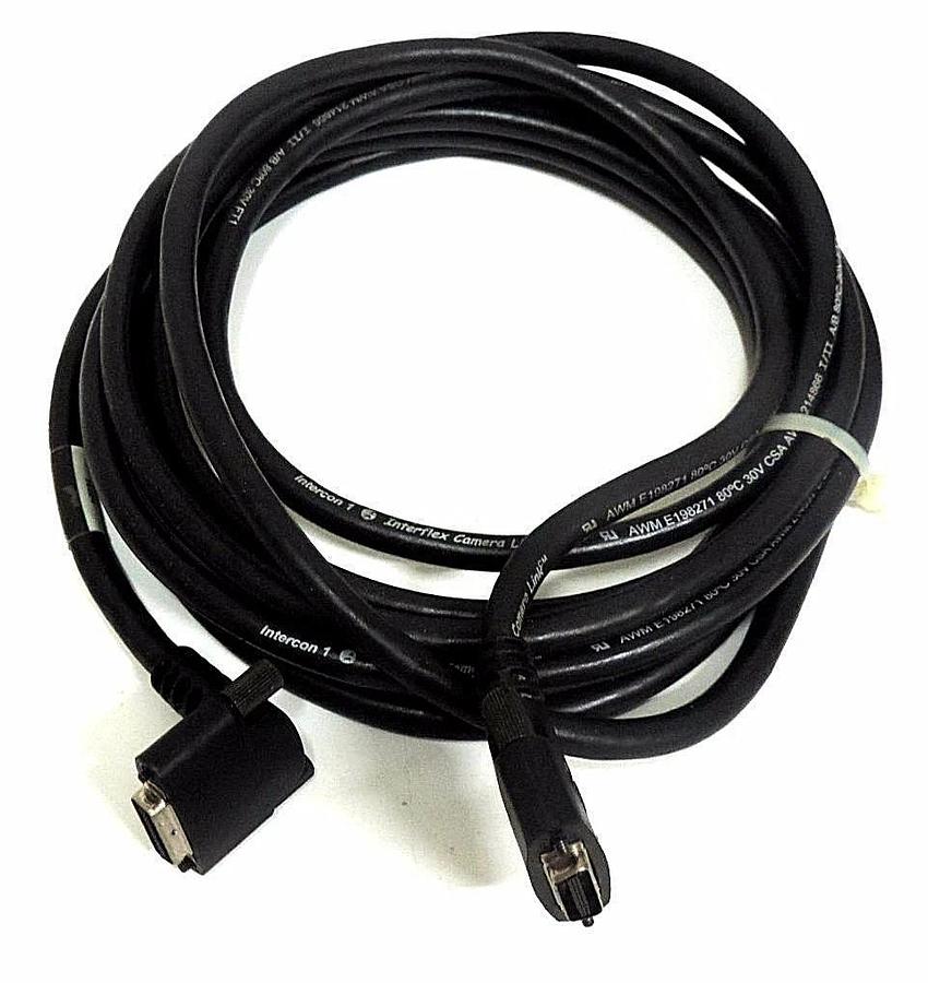 Used INTERCON 1 CLCPU-4.5-P INTERFLEX CAMERA LINK CABLE 4.5 METERS LONG, CLCPU4.5P