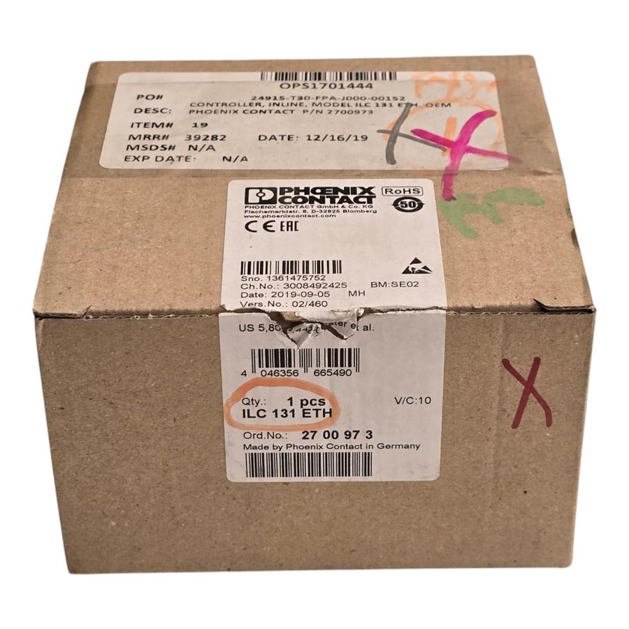 Used Phoenix Contact ILC 131 ETH | ILC131ETH Inline I/O Controller 2700973 NSMP