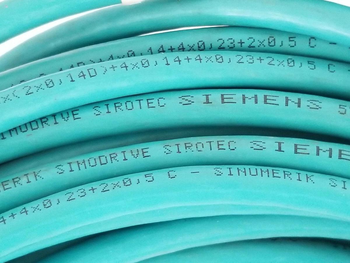 Used SIEMENS SIROTEC 6FX2002-2CA31-1CA0 SINUMERIK SIMODRIVE CABLE 20M 570102.0025.00