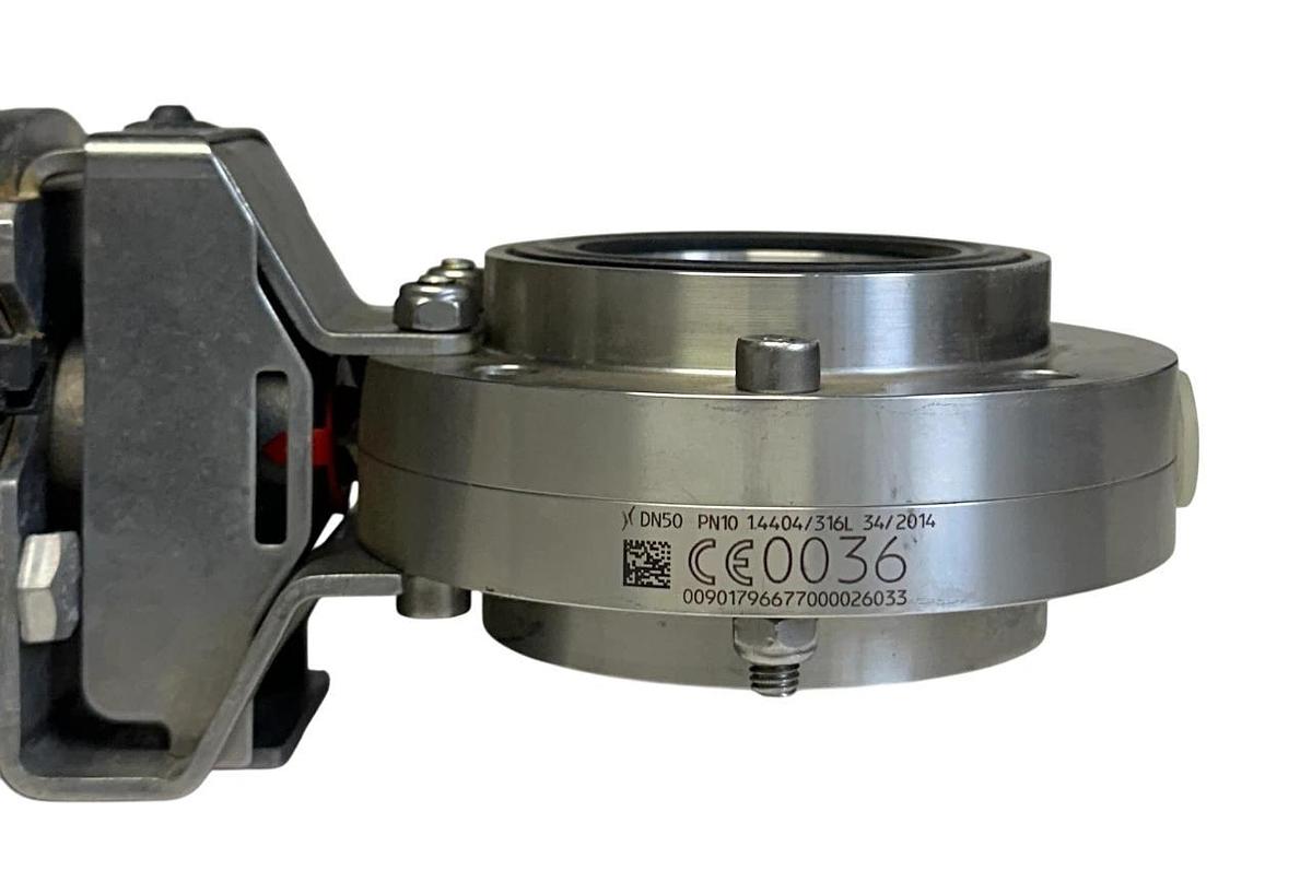 Used KRONES 0-902-156-716 / DN050 OVO NC E EVOGUARD HYGIENIC VALVE STAINLESS USNP