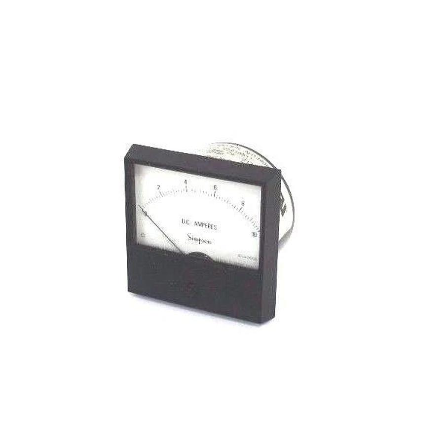 Used SIMPSON 17480 METER SK525-114B 0-10 D.C. AMPERES