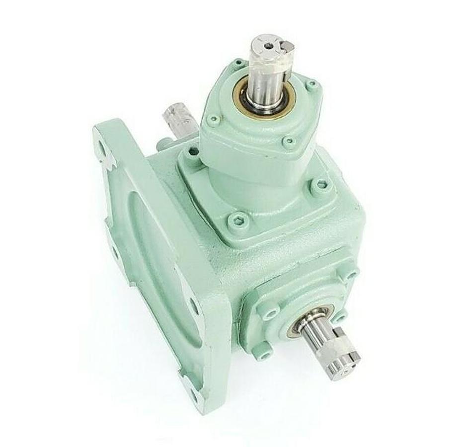 Used NEW TSUBAKI ED4M-1-LR-O-Y MITER RIGHT ANGLE GEAR REDUCER 1:1 RATIO ED4M-1-LR-0-Y
