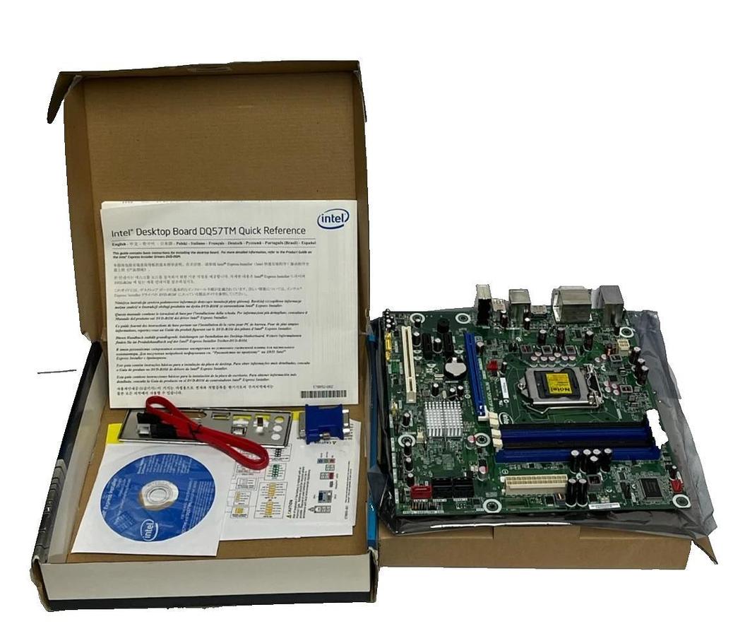 Intel DQ57TM Executive Series Desktop Board LGA1156 Micro-ATX New Surplus Boxed