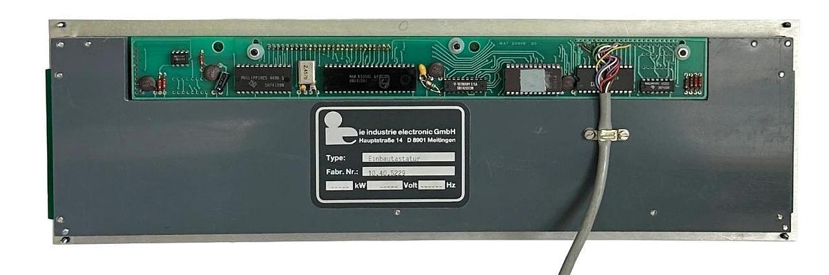 Used IE INDUSTRIE ELECTRONIC 10.40.5229 / 10405229 BUILT-IN KEYBOARD
