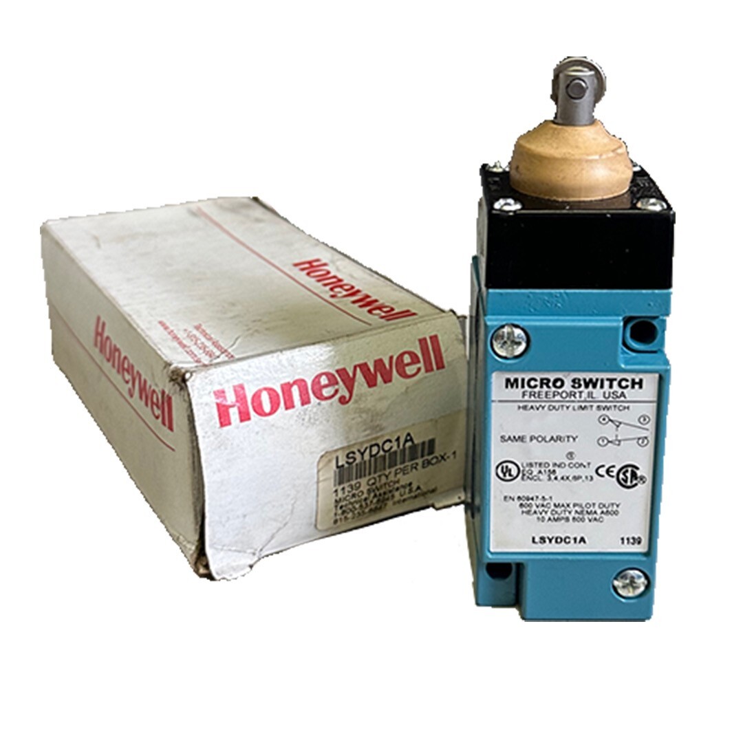 Used NEW HONEYWELL MICRO-SWITCH LSYDC1A HEAVY DUTY LIMIT SWITCH TOP ROLLER PLUNGER