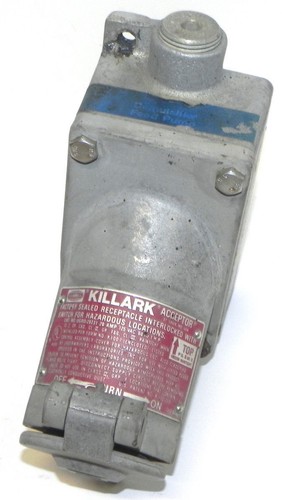 Used HUBBELL UGR02-0231 KILLARK ACCEPTOR 20AMO, 125VAC, 60HZ, 1 H.P. UGR020231