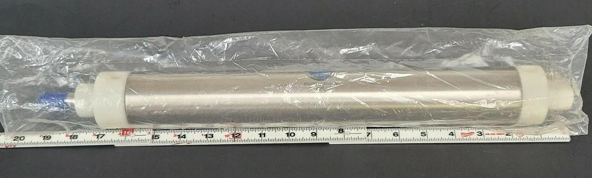 Used NEW BIMBA PC-3112-DXPW CYLINDER W/ PLASTIC CAP 2'' BORE X 12.5'' STROKE